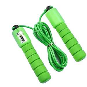 Digital Skipping Rope Adjustable Speed With Counter - Green