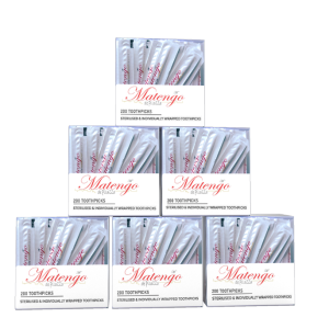 Matengo de Pilazza white Toothpicks 6 pack