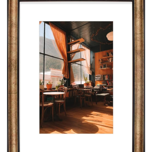 Golden State Art Wood Rectangular Picture Frame